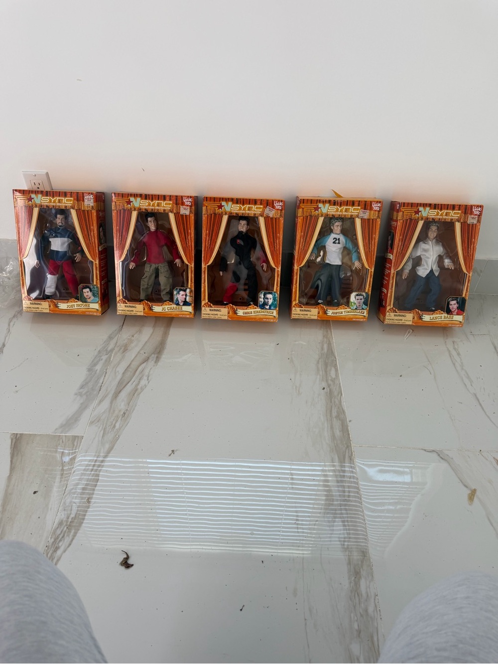 NSYNC Complete Set of 5 Action Figures in Box